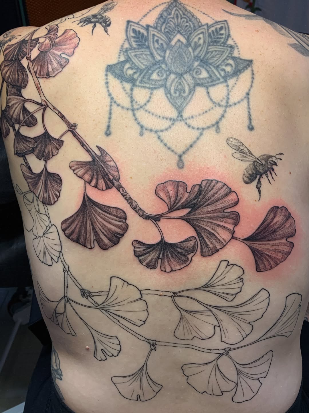 Tattoo by @peripeteiah โ fine_line, black_and_grey
