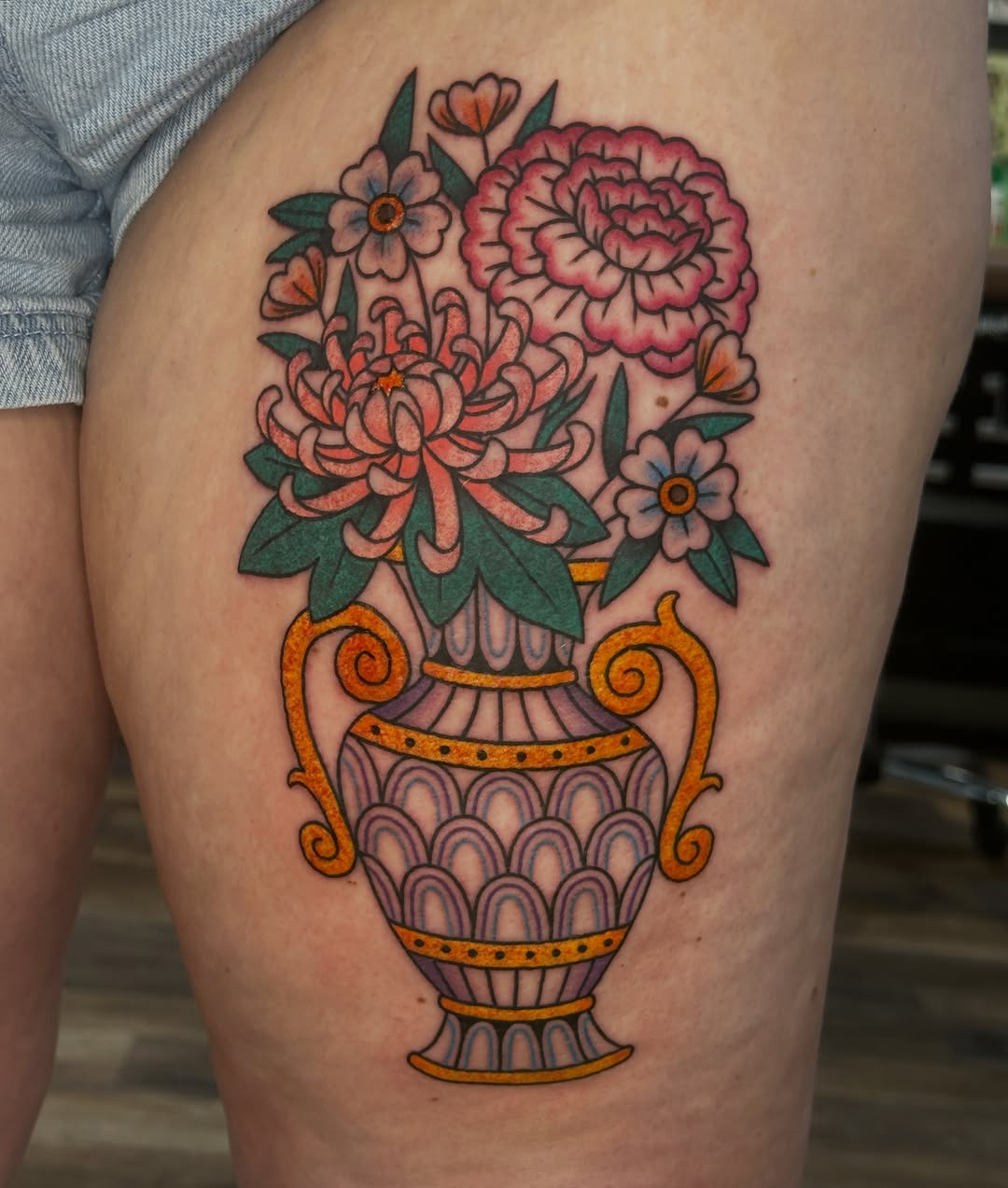 Tattoo by @madwashtattoos โ neo_traditional, ornamental
