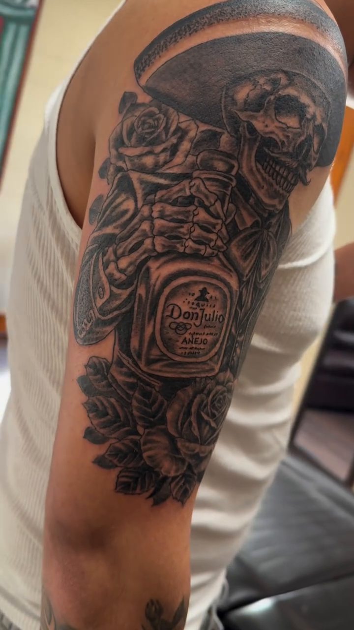 Tattoo by @solomon.ink — black_and_grey, realism