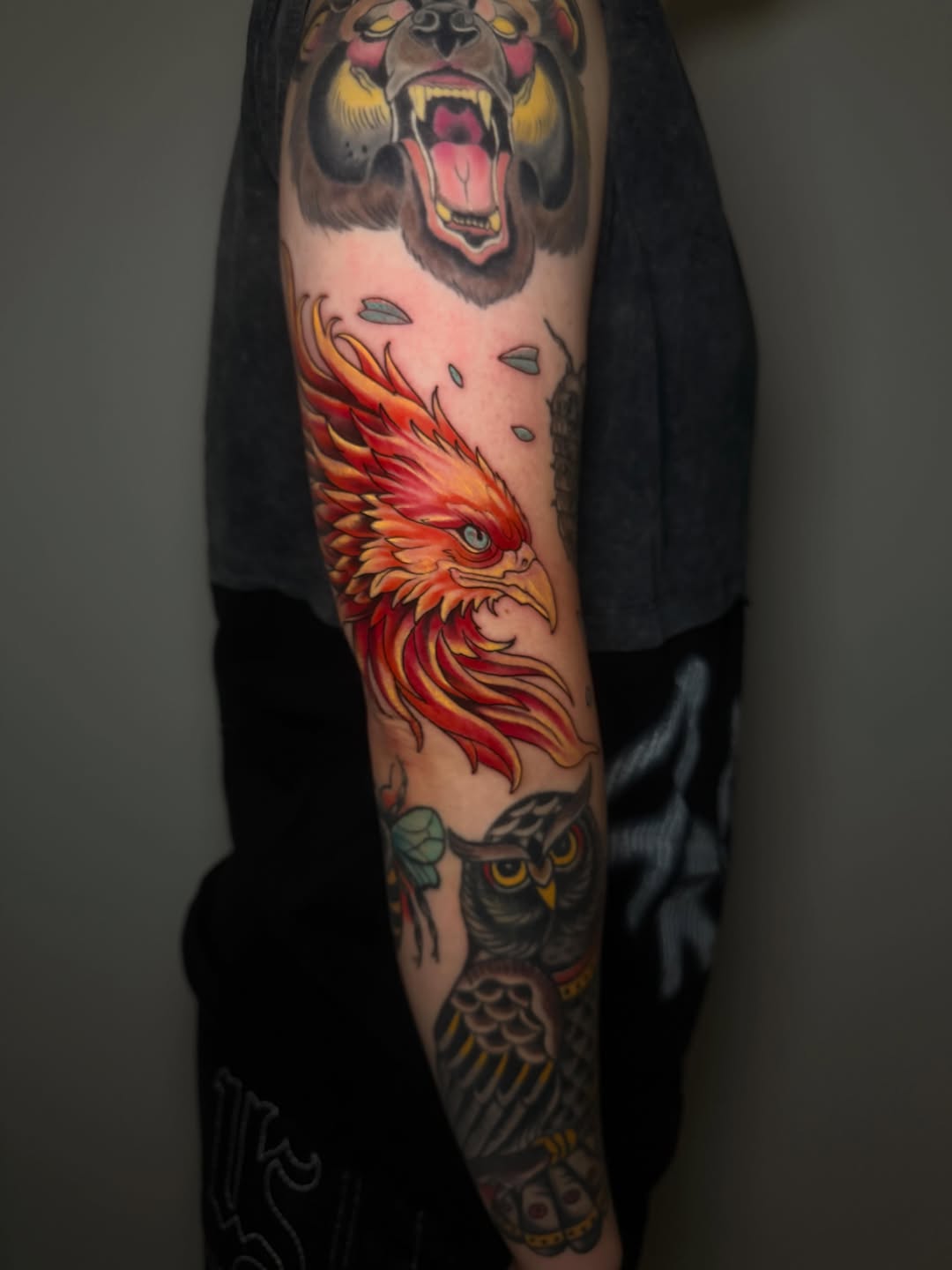 Tattoo by @whitehorsetattooing — american_traditional, neo_traditional