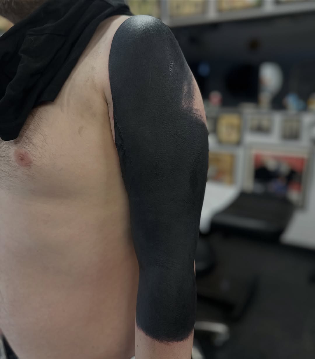 Tattoo by @cassadybell — blackwork