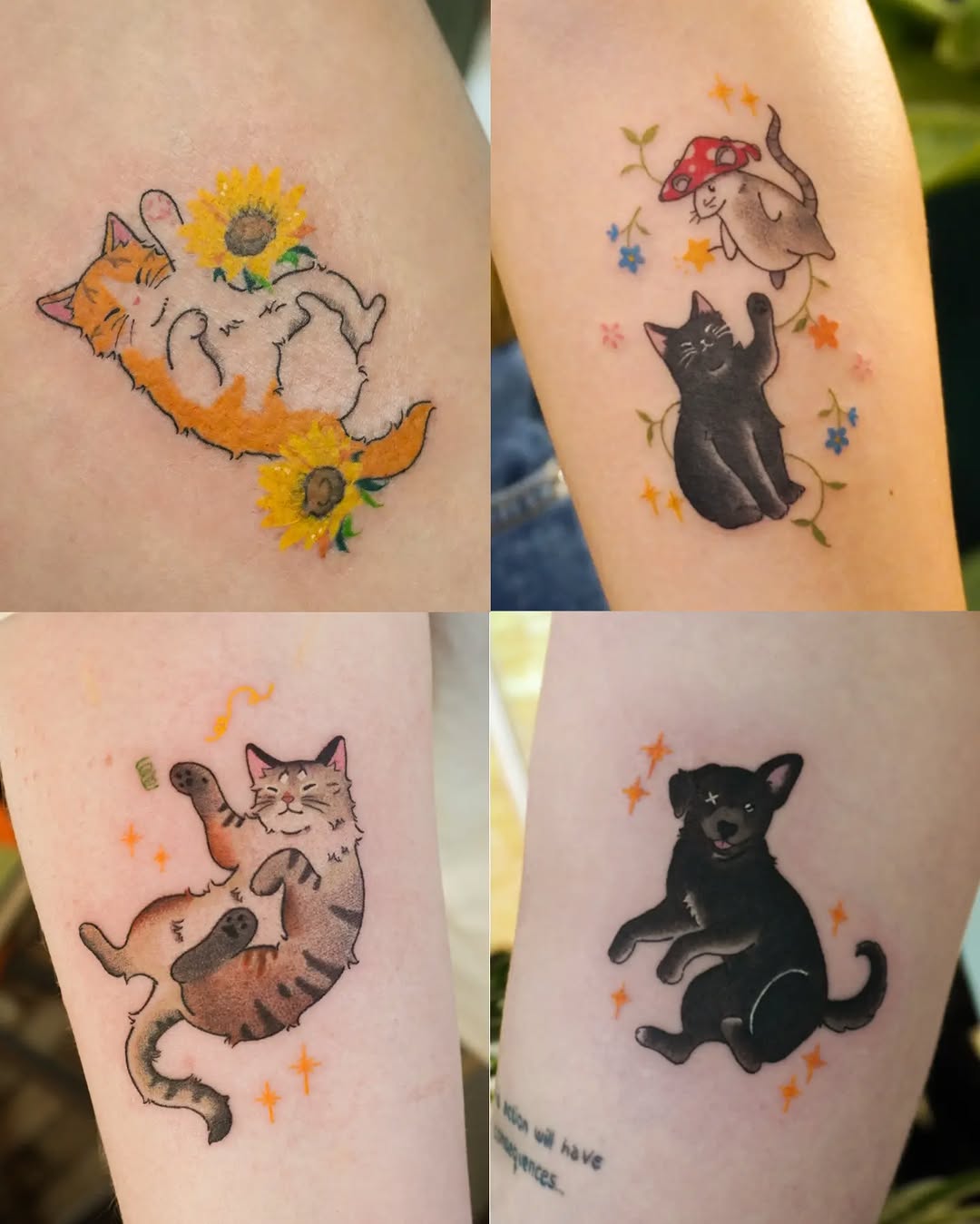 Tattoo by @yure_purr — illustrative, fine_line