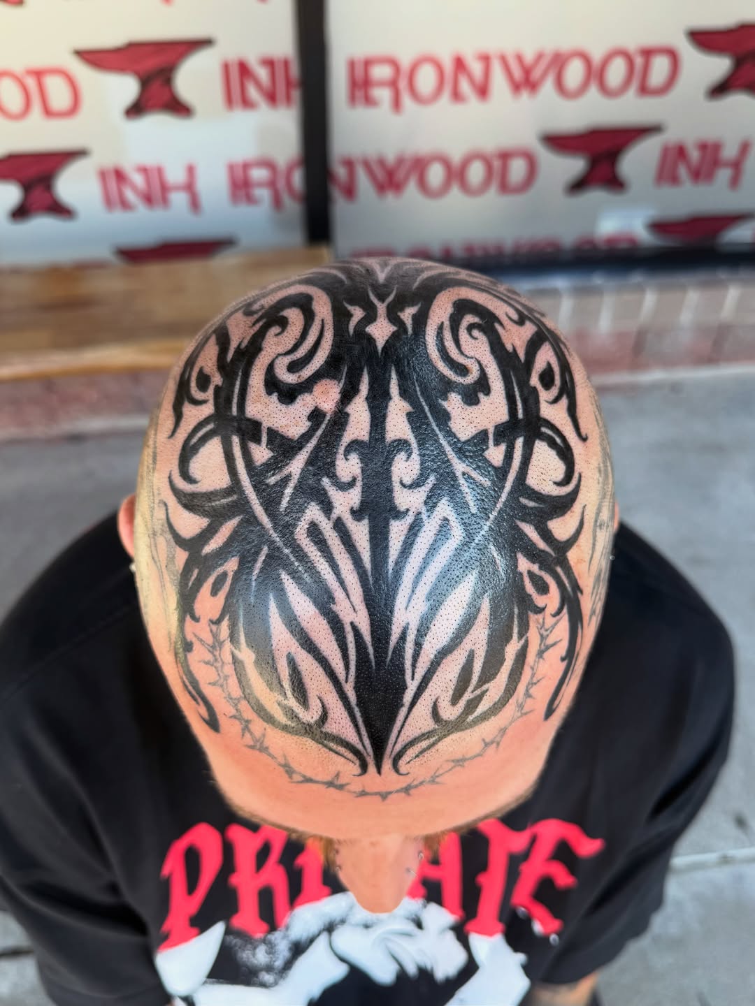 Tattoo by @bodyartbyali β tribal, blackwork