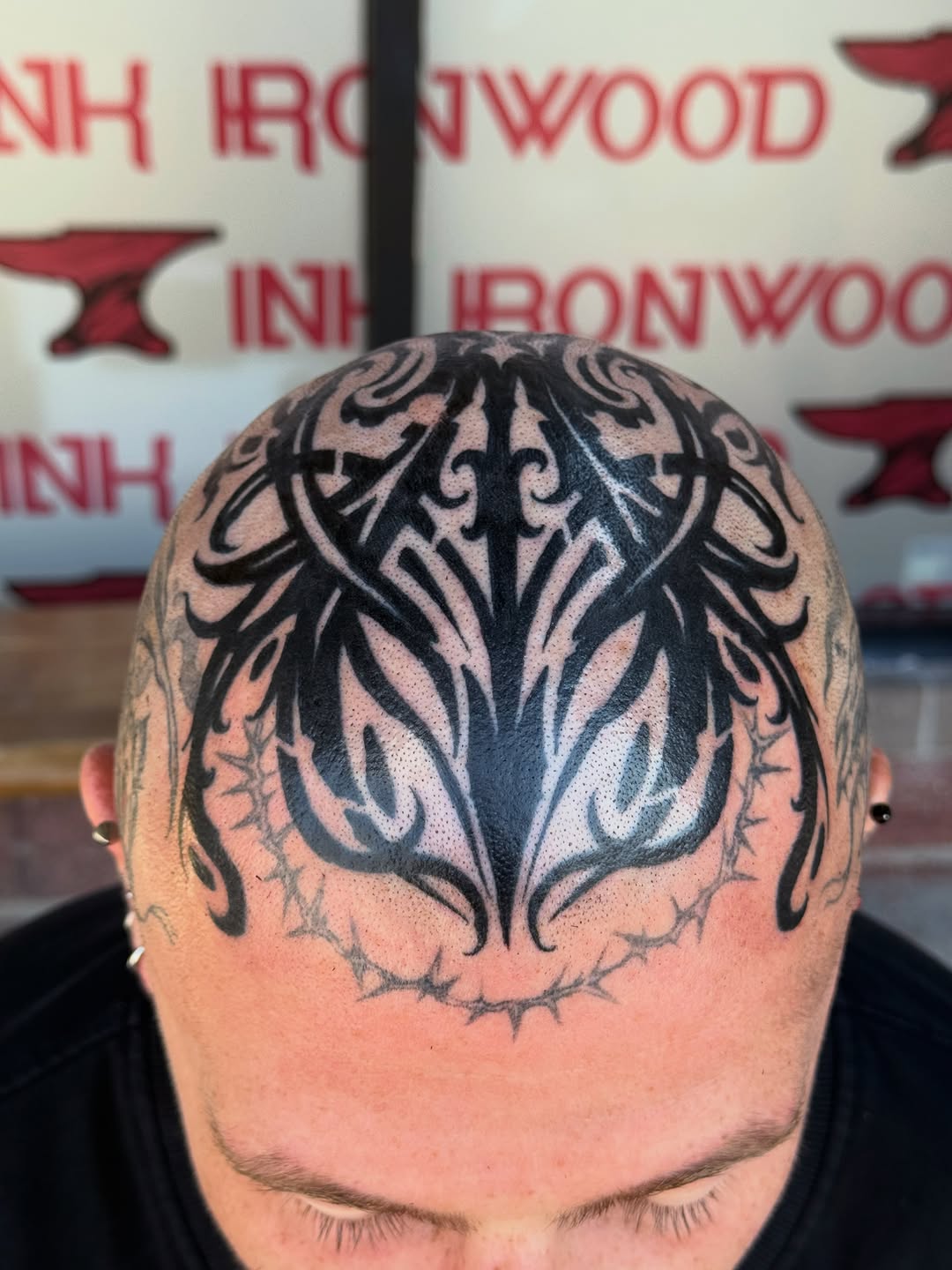 Tattoo by @bodyartbyali β blackwork, tribal