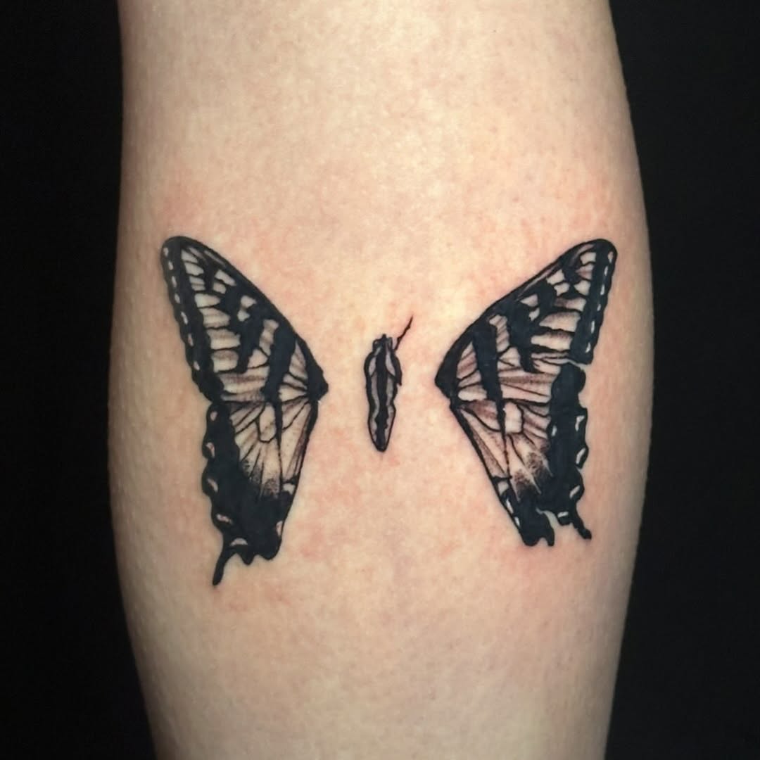 Tattoo by @stabbed.by.kai — black_and_grey, realism
