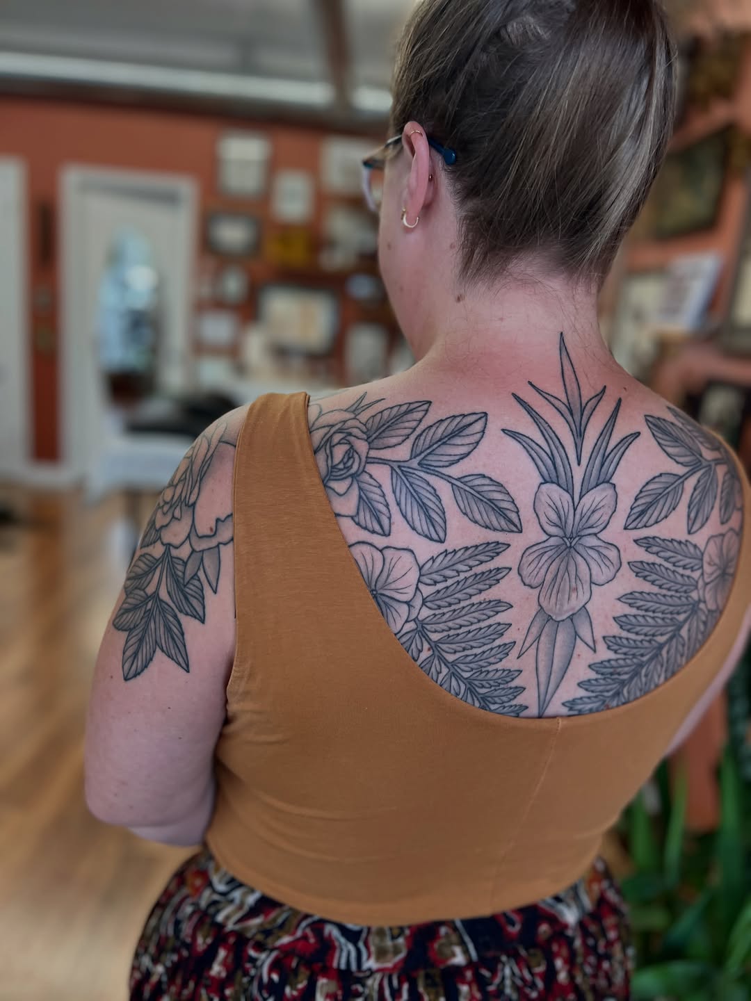 Tattoo by @brookeesutter — black_and_grey, ornamental