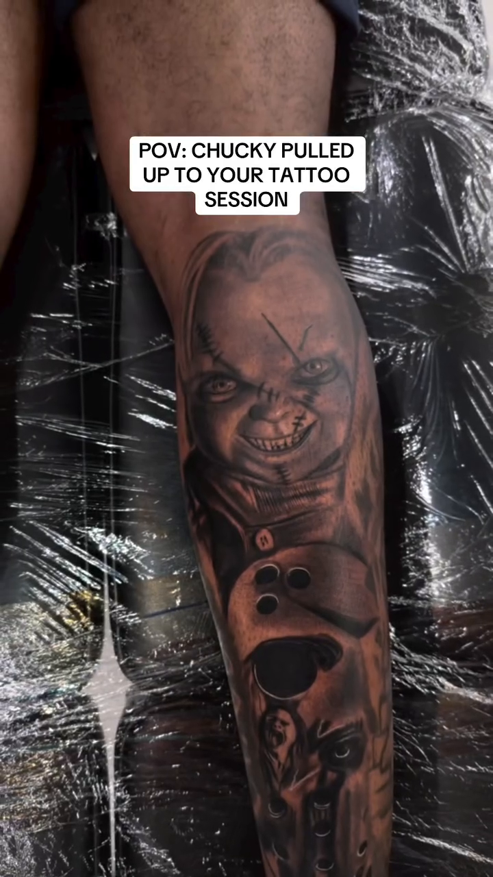 Tattoo by @inkedby.jf โ dark_realism, black_and_grey