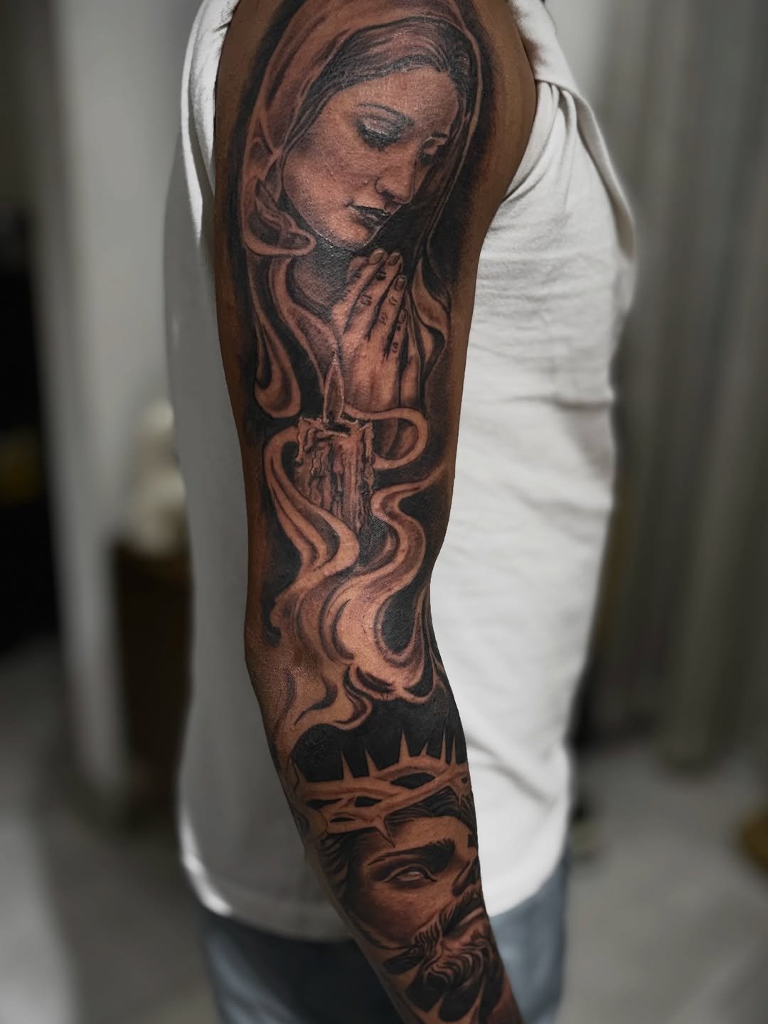 Tattoo by @mauricio_goiss — realism, black_and_grey