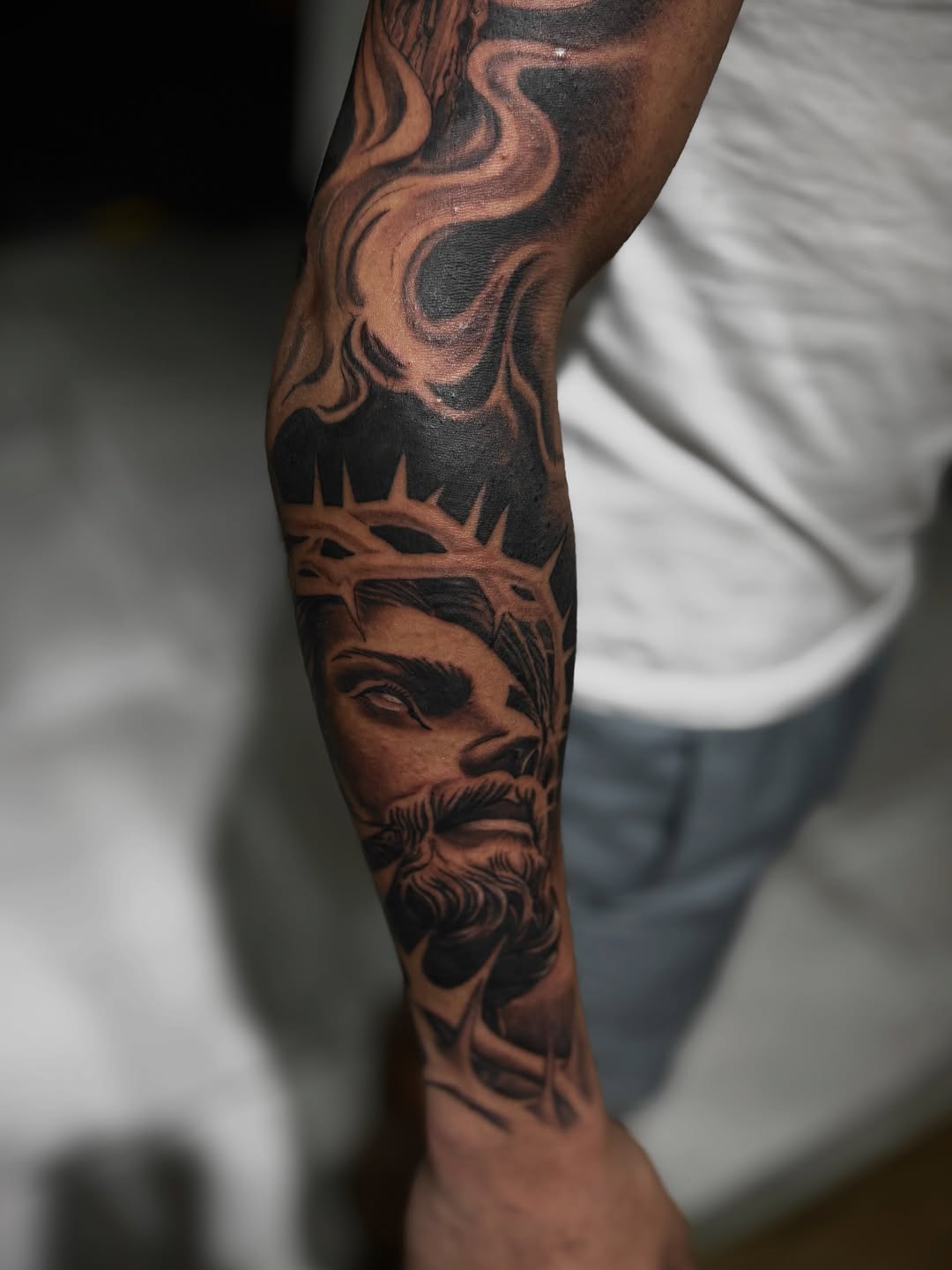Tattoo by @mauricio_goiss — realism, black_and_grey