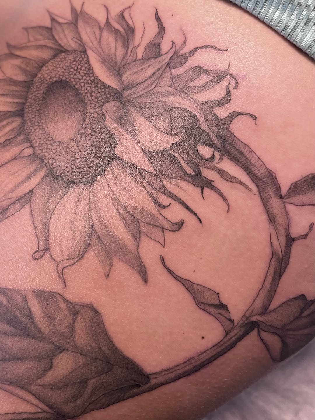Tattoo by @lamarbodyart — realism, black_and_grey