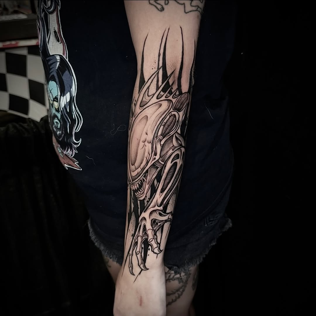 Tattoo by @corycabletattoos โ realism, black_and_grey