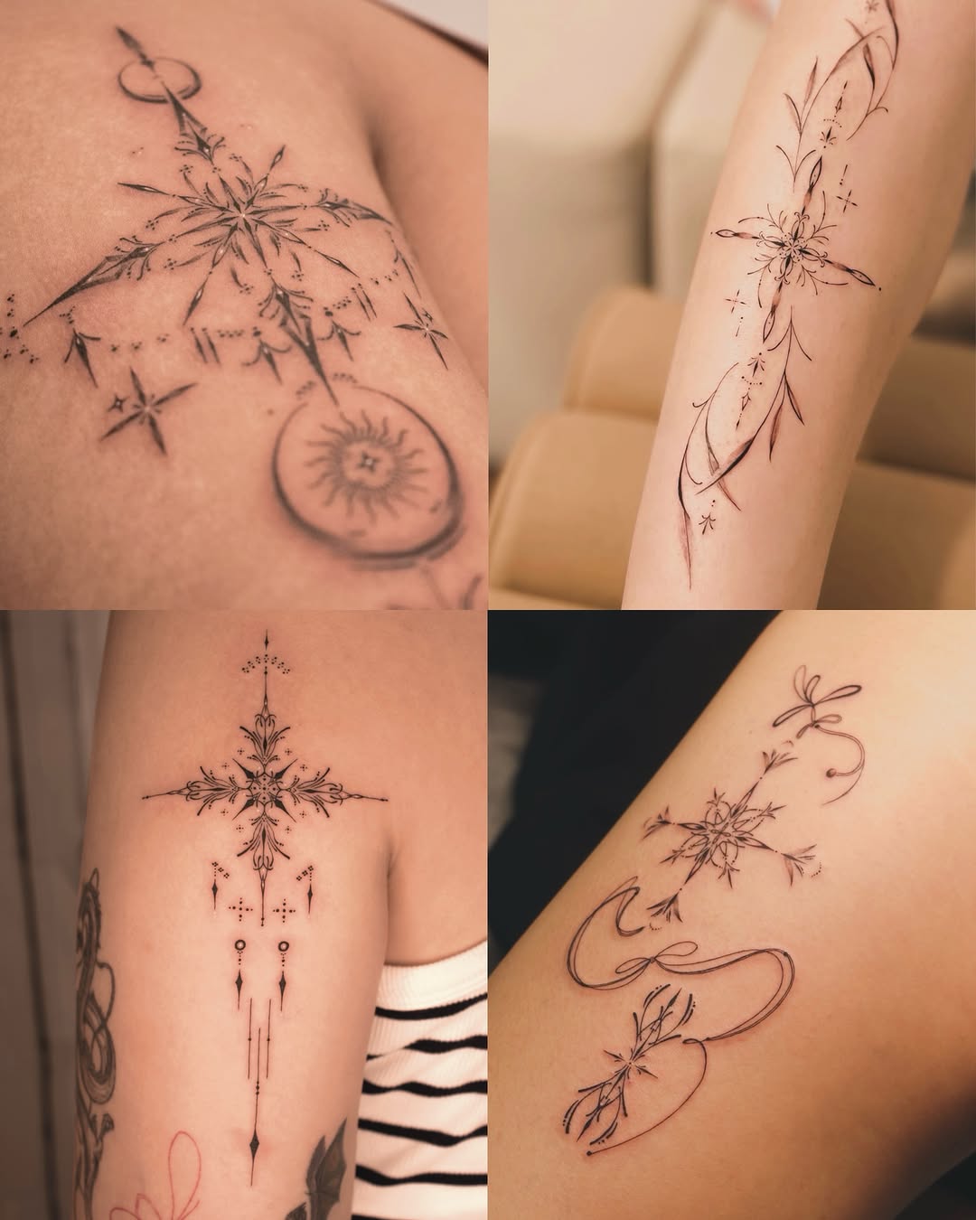 Tattoo by @sil_ornament โ fine_line, minimalist