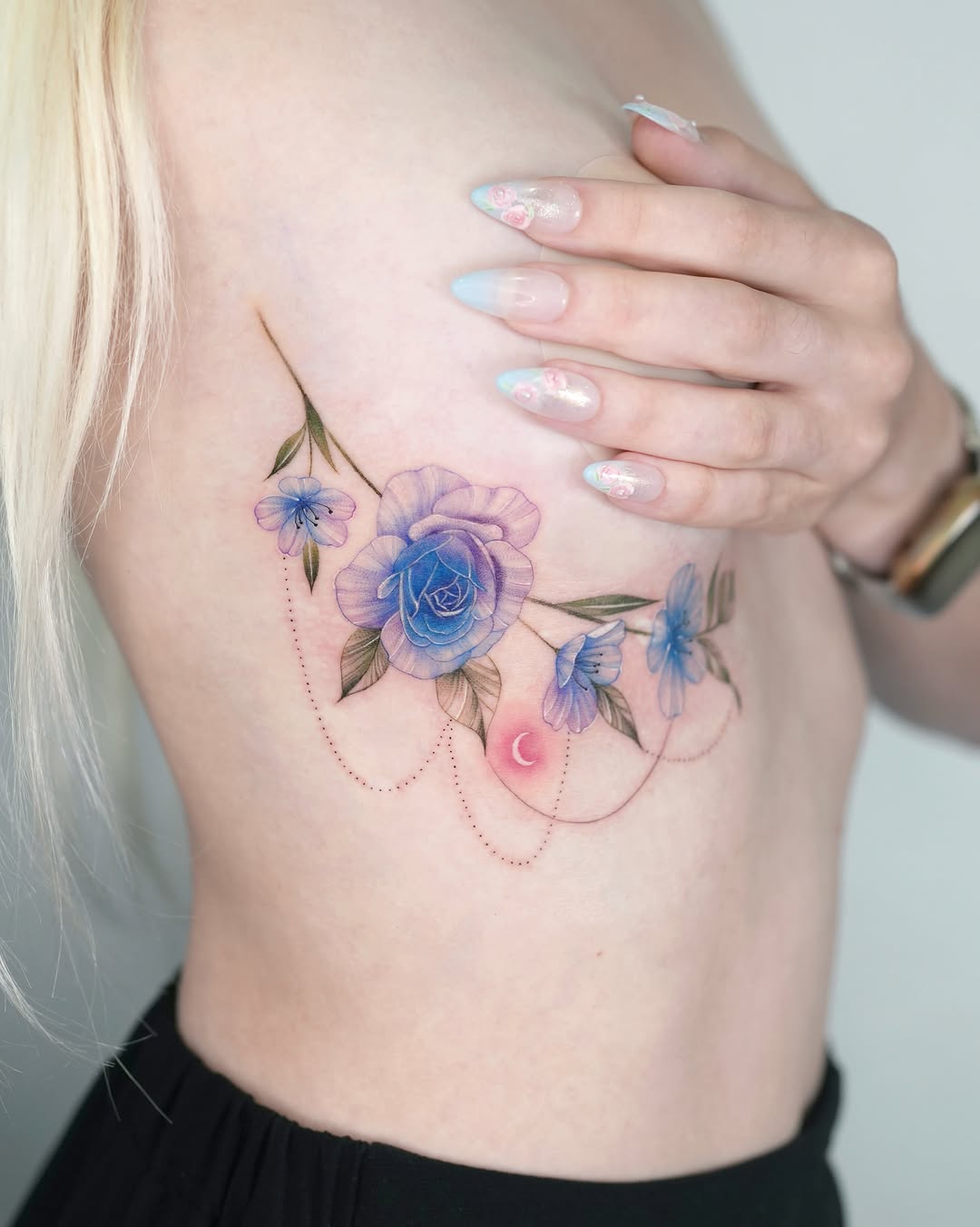 Tattoo by @siren_ink — fine_line, watercolor