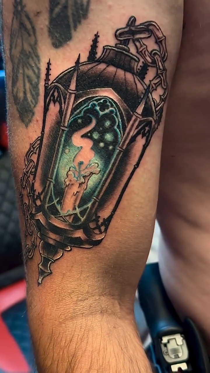 Tattoo by @kikis.inks — neo_traditional, dark_realism