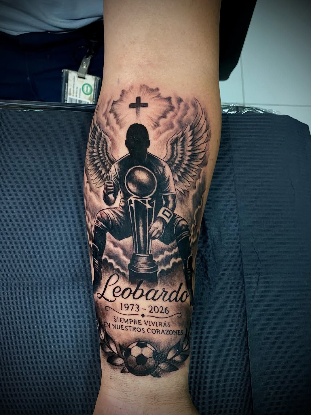 Tattoo by @aifos_arts94 — realism, lettering_script