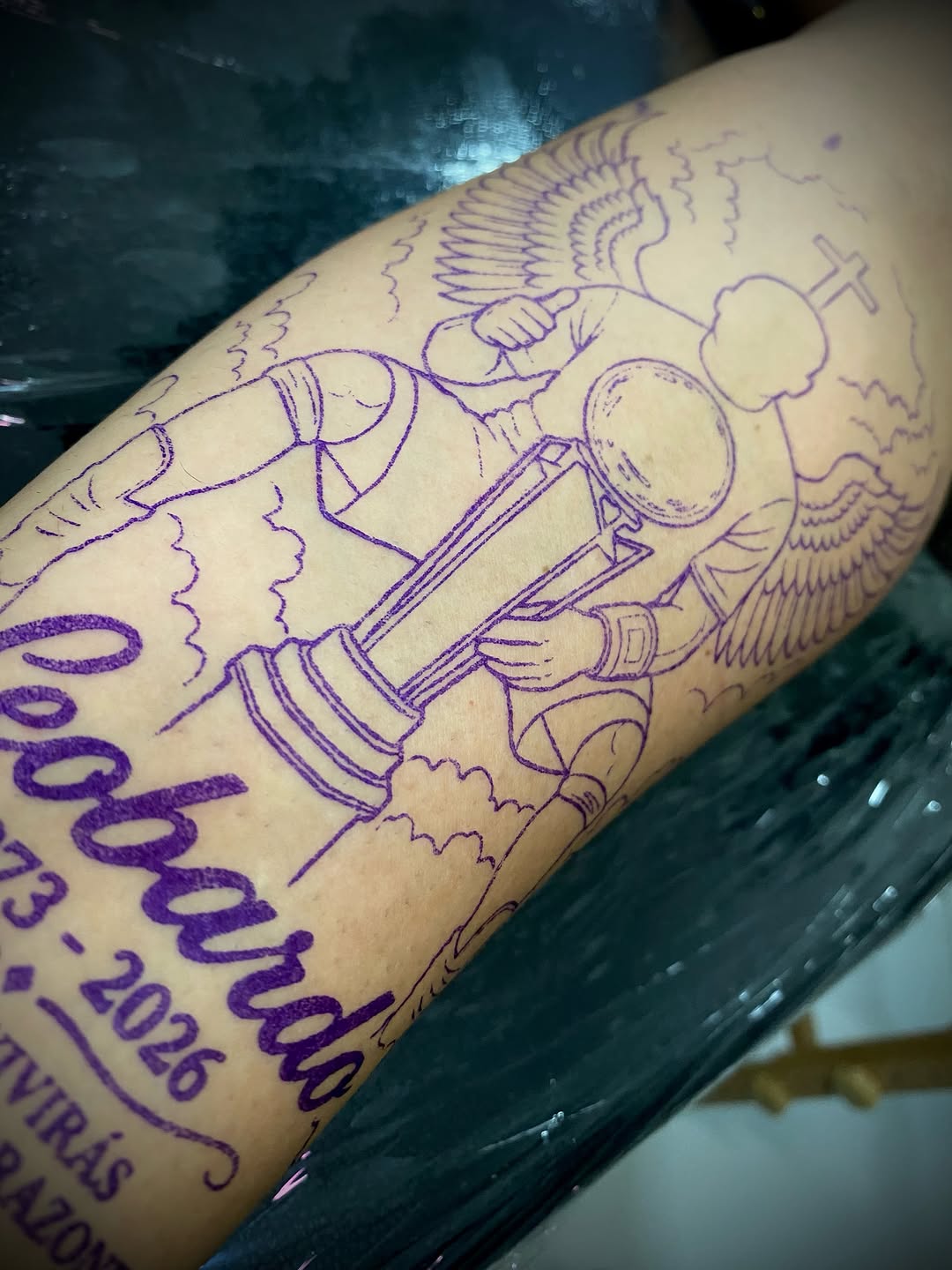 Tattoo by @aifos_arts94 — lettering_script