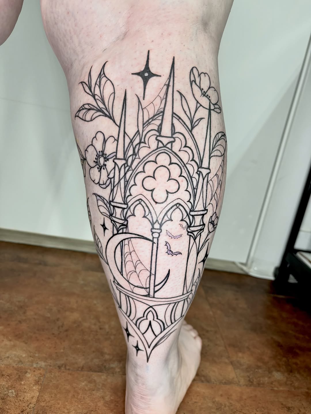 Tattoo by @julieobrientattoo — black_and_grey, ornamental