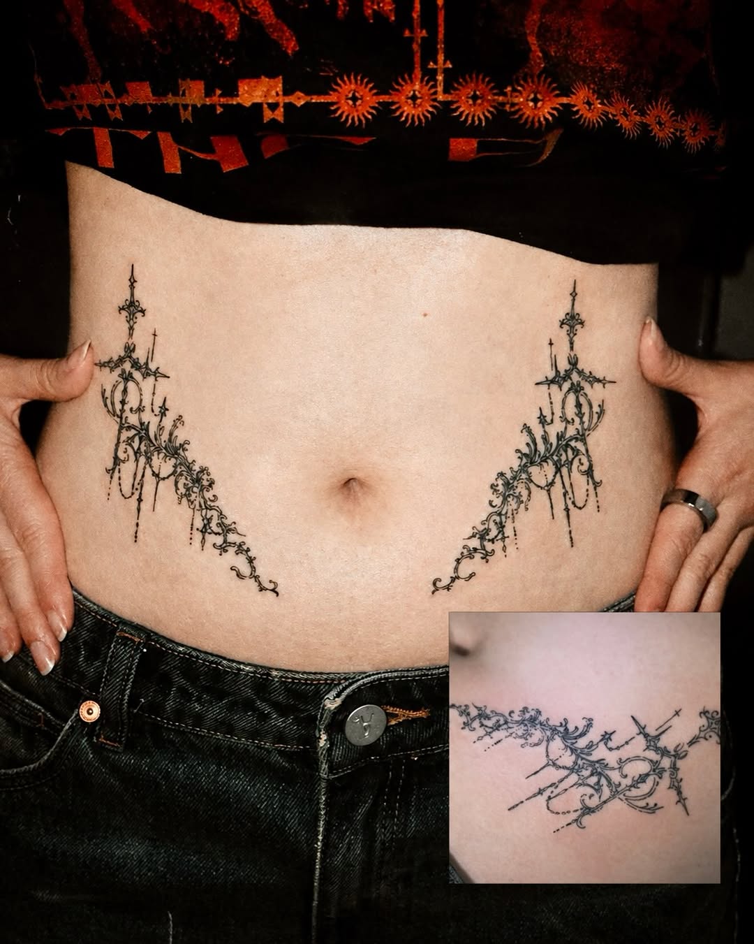Tattoo by @oxurminexo โ fine_line, ornamental