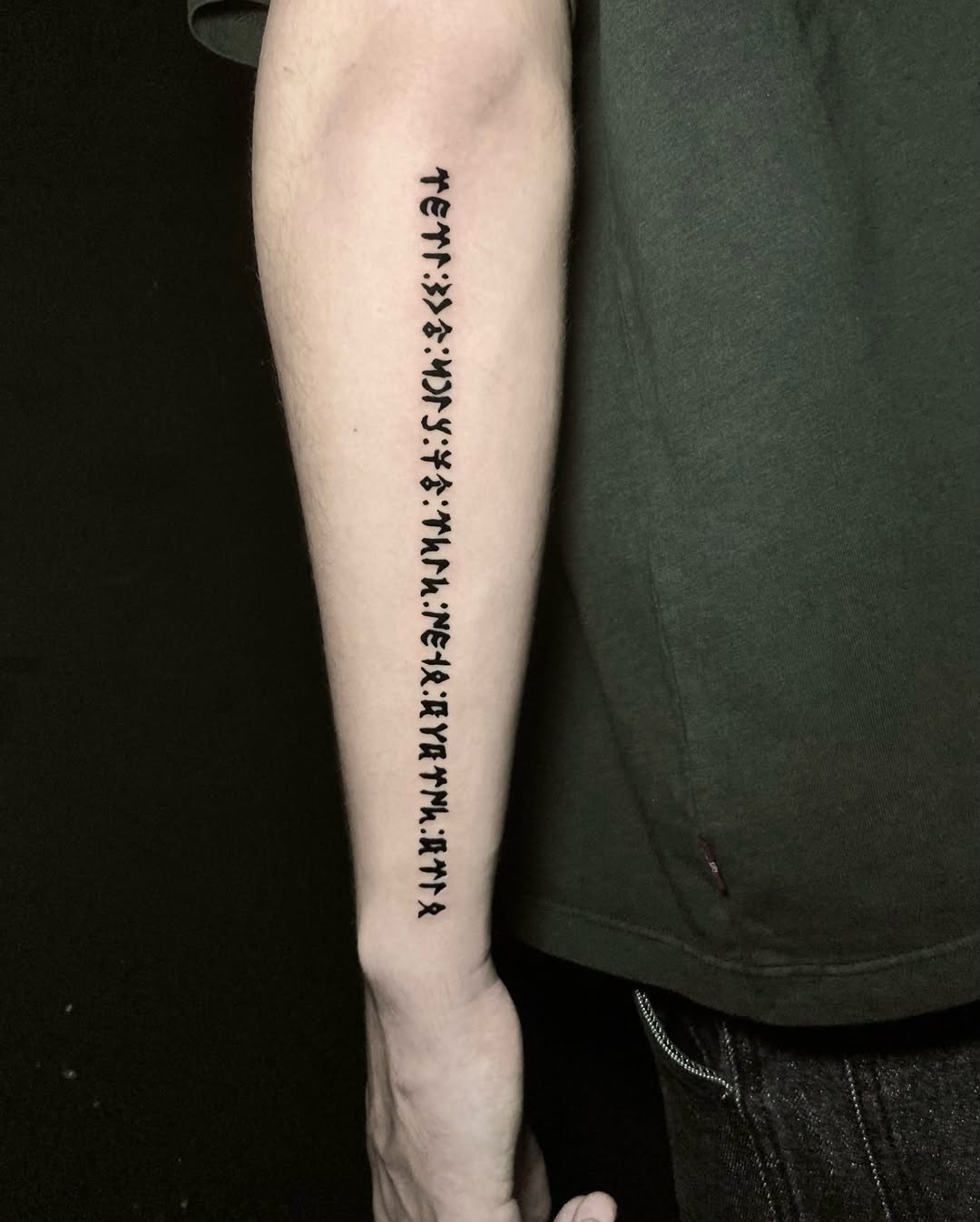 Tattoo by @moom_tattoo โ lettering_script