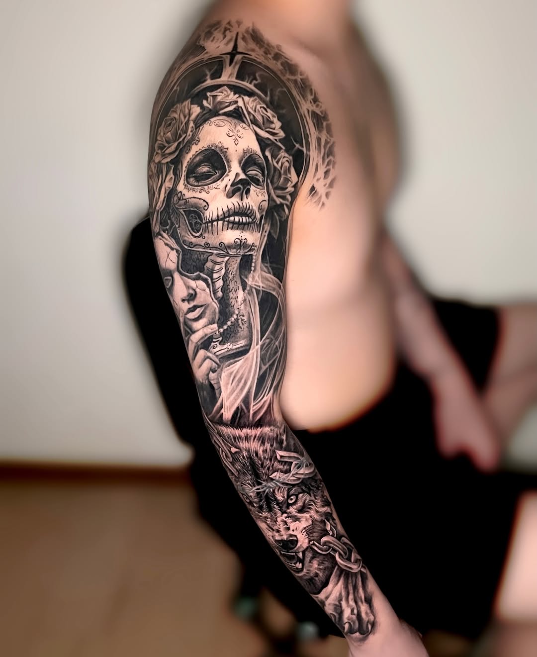 Tattoo by @tommyyu852 — realism, dark_realism