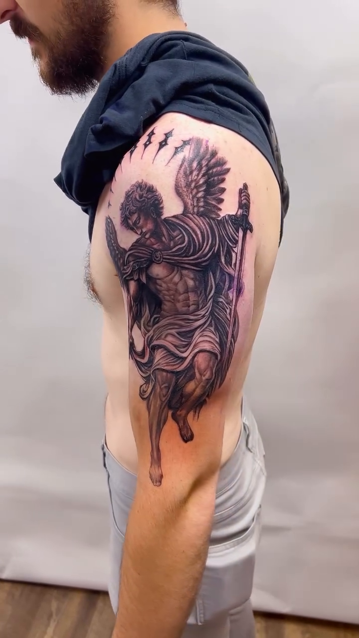 Tattoo by @carmelo_silva_ — realism, black_and_grey