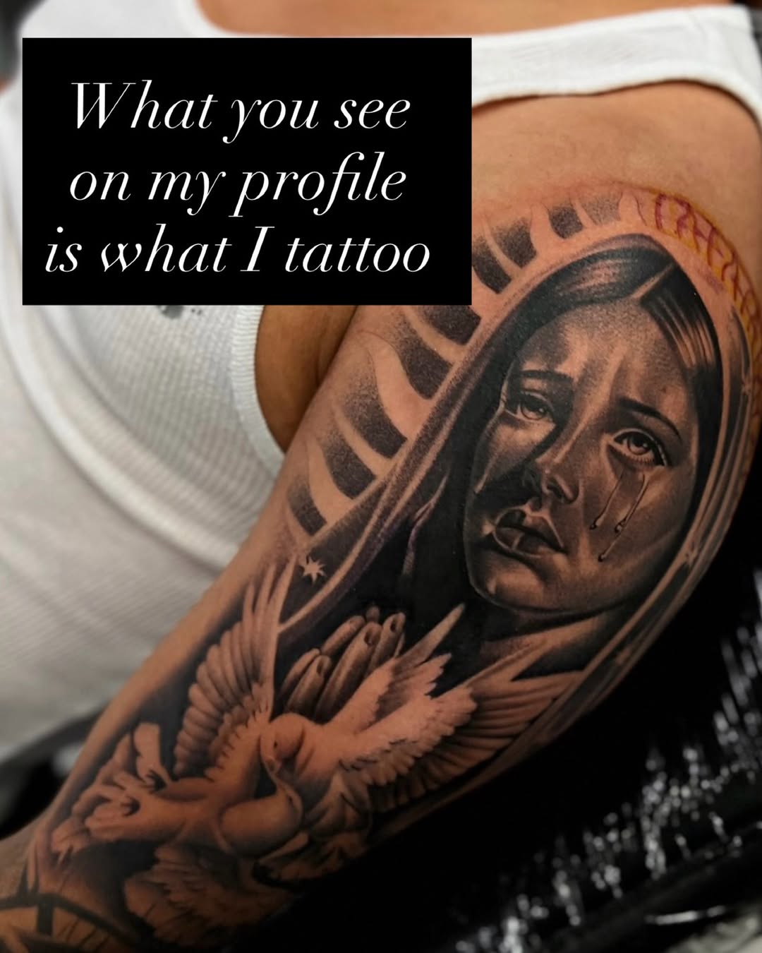 Tattoo by @alfredoadametattoo — realism, black_and_grey
