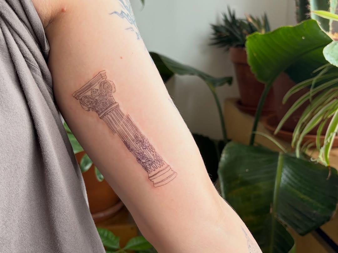Tattoo by @babyjab_tattoo — fine_line, black_and_grey