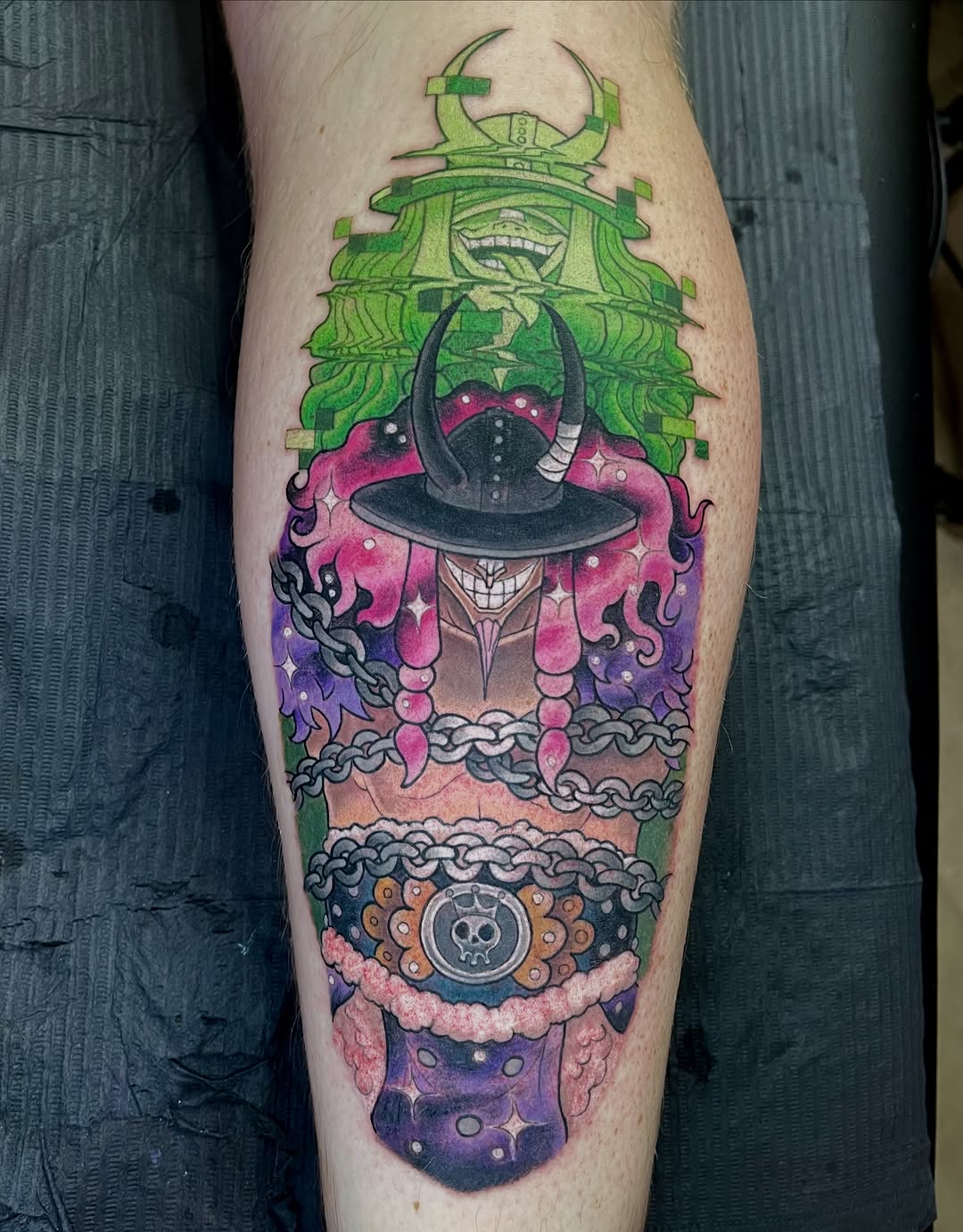 Tattoo by @space.paranoid — new_school, anime