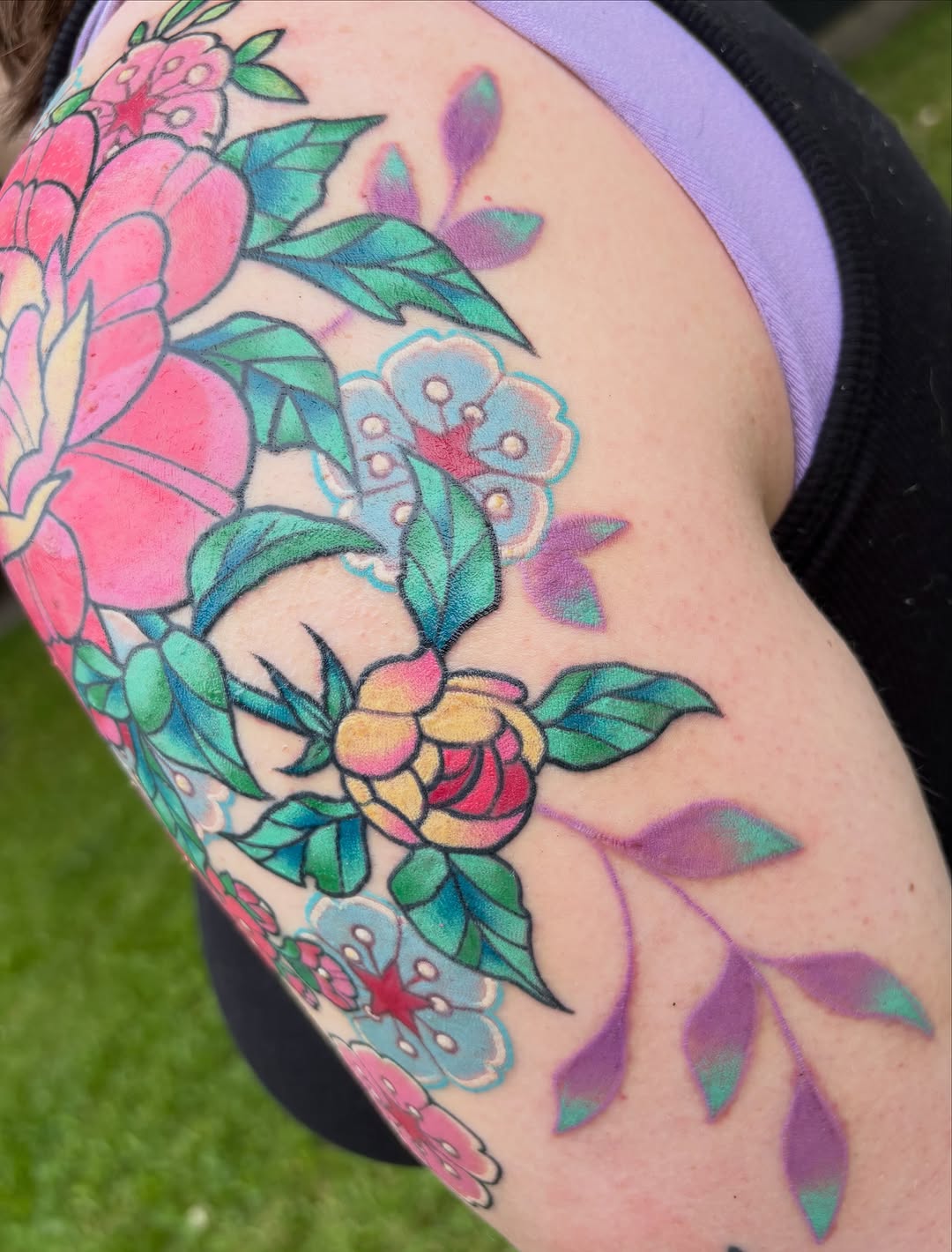 Tattoo by @neekostentaculz โ neo_traditional, japanese_irezumi