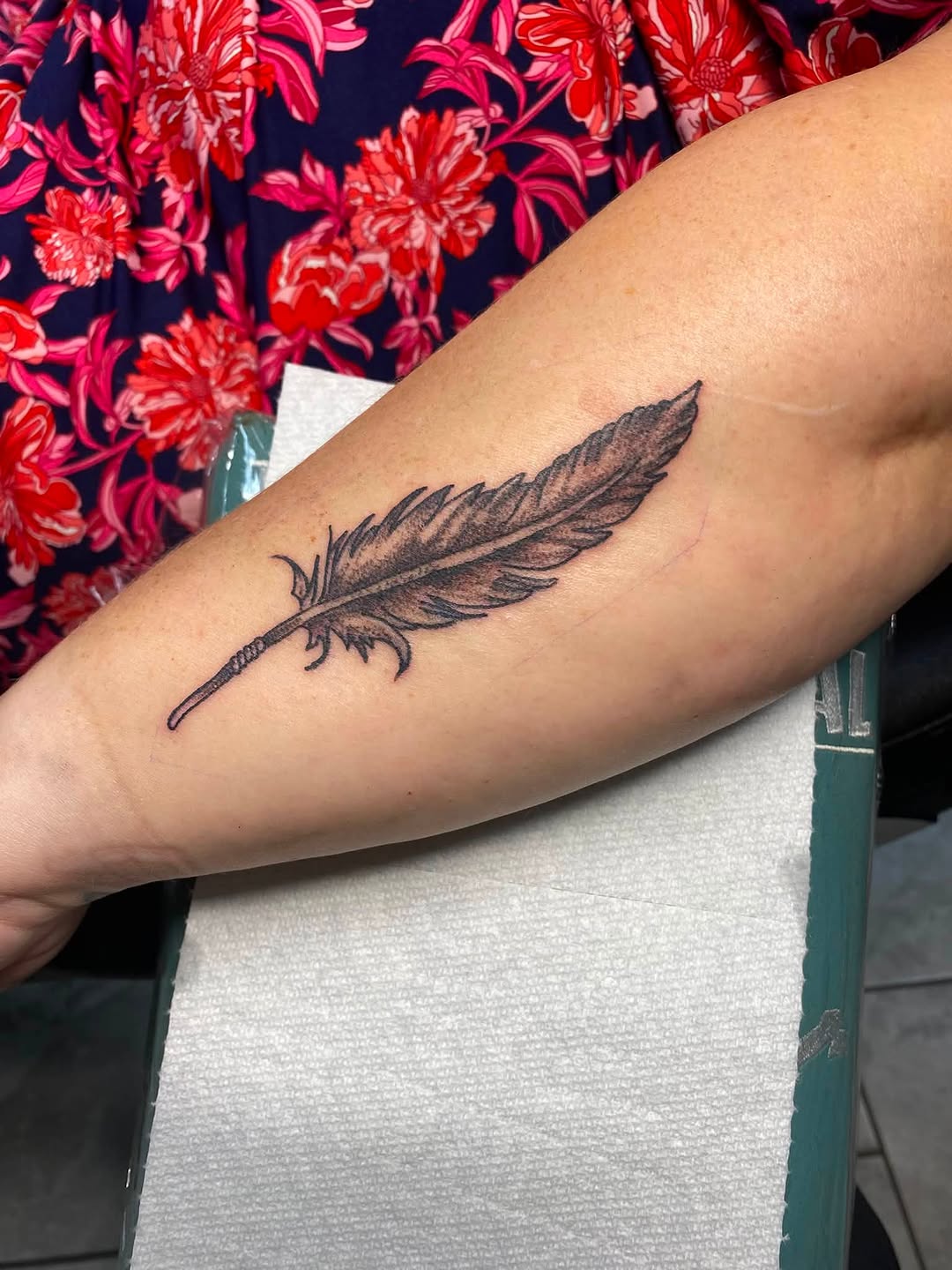 Tattoo by @melonmyerstattoos — black_and_grey, fine_line