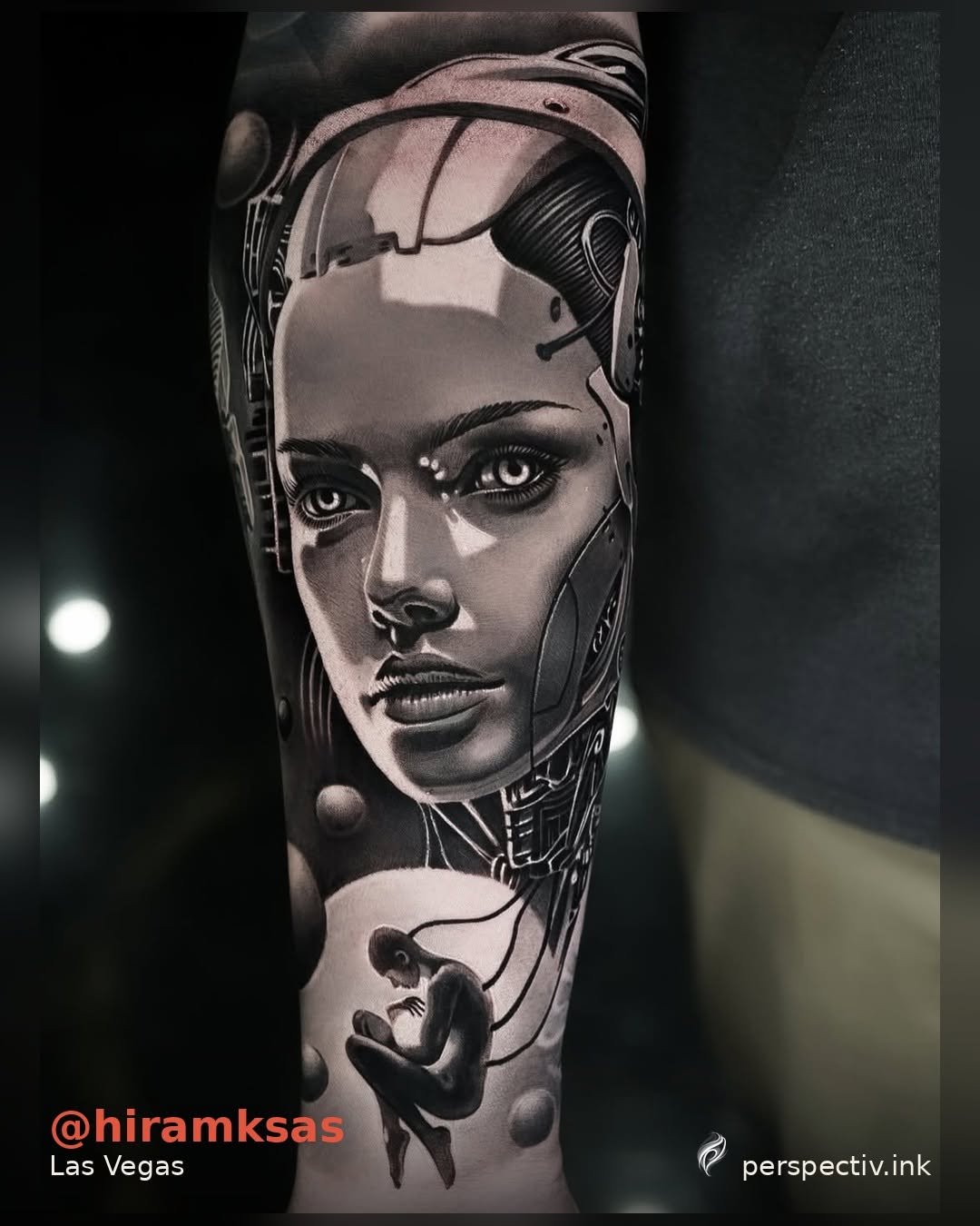 Tattoo by @perspectivink — realism, black_and_grey