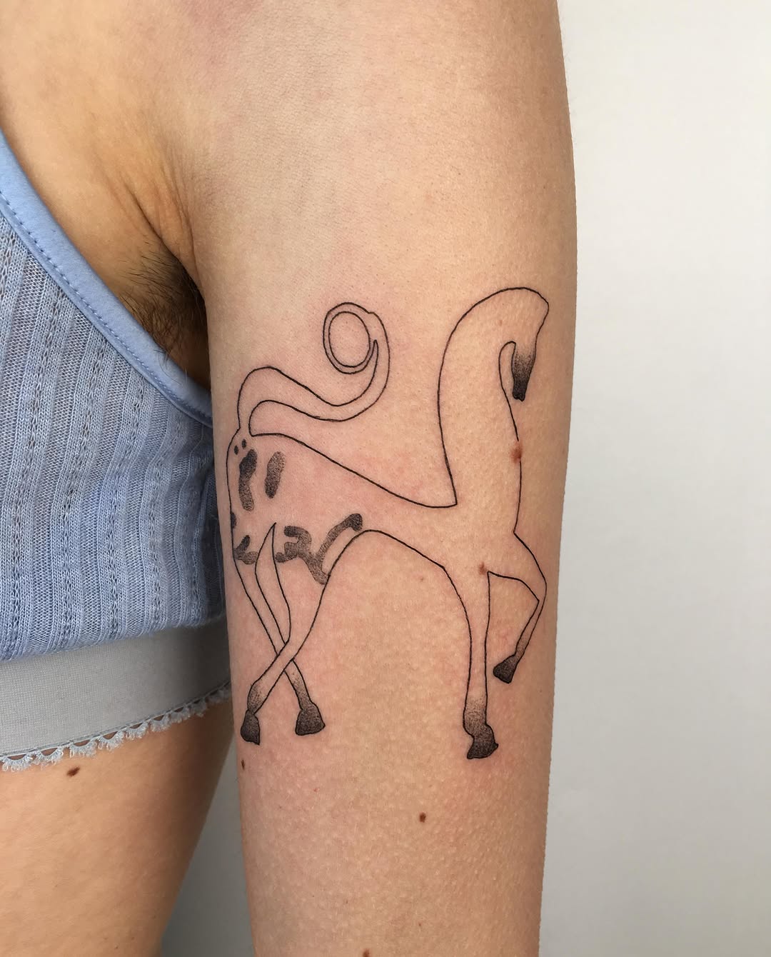Tattoo by @consomm.able — fine_line, dotwork