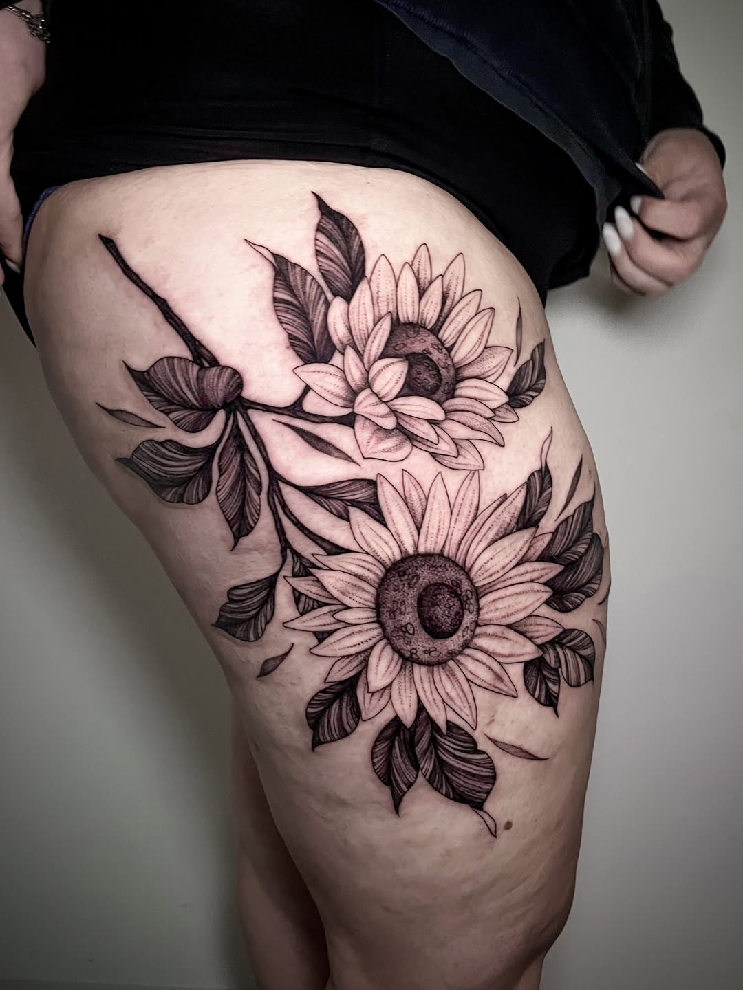 Tattoo by @arterego.ttt โ black_and_grey, realism