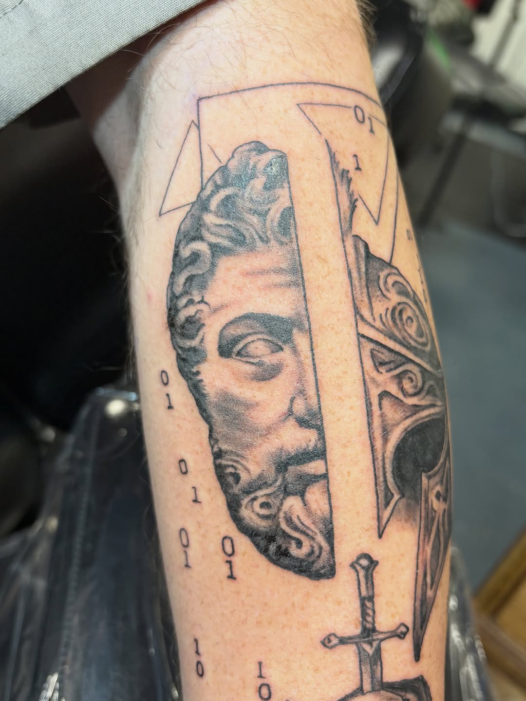 Tattoo by @zackloscar — realism, black_and_grey