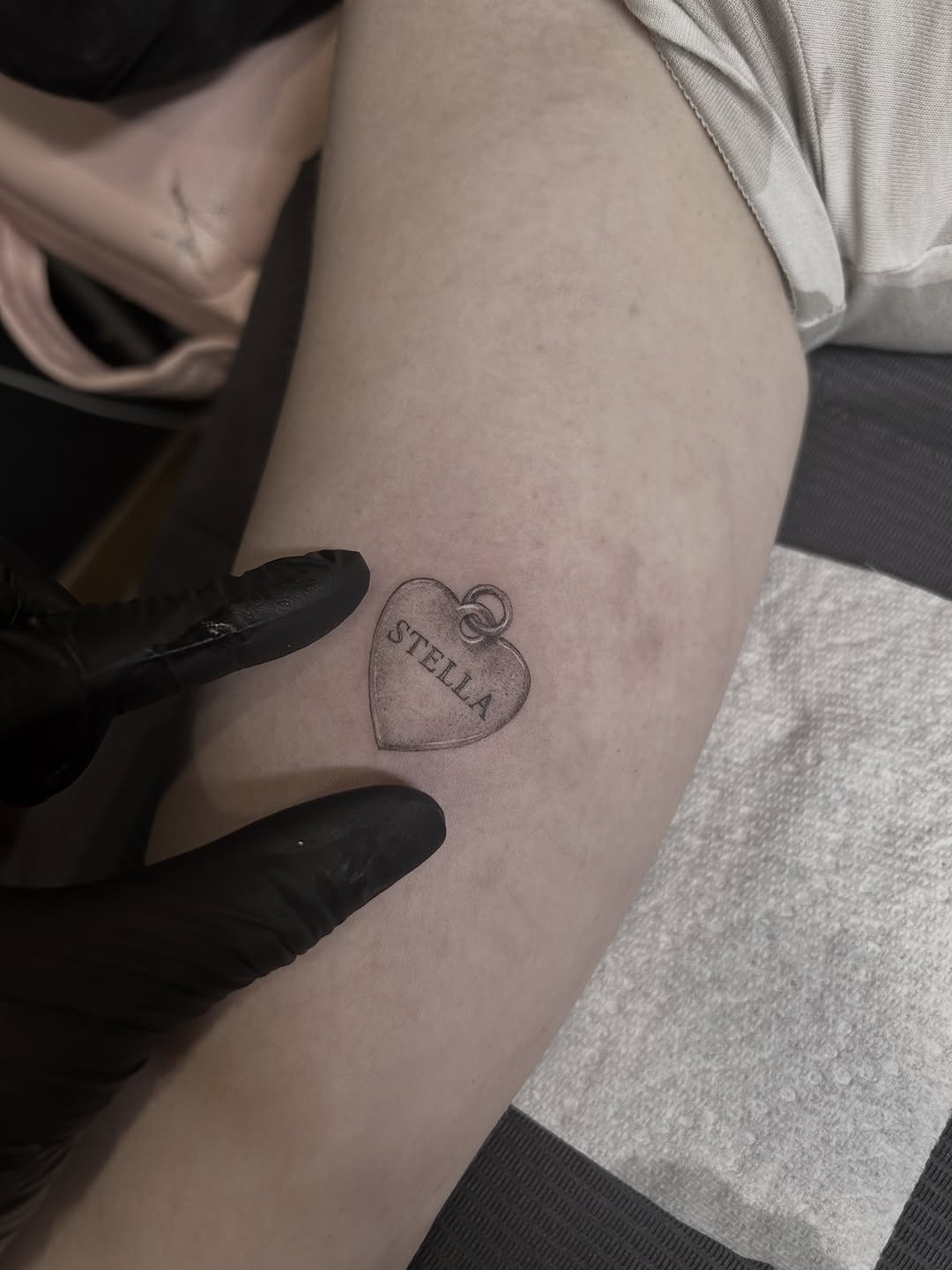 Tattoo by @douceliigne — fine_line, lettering_script