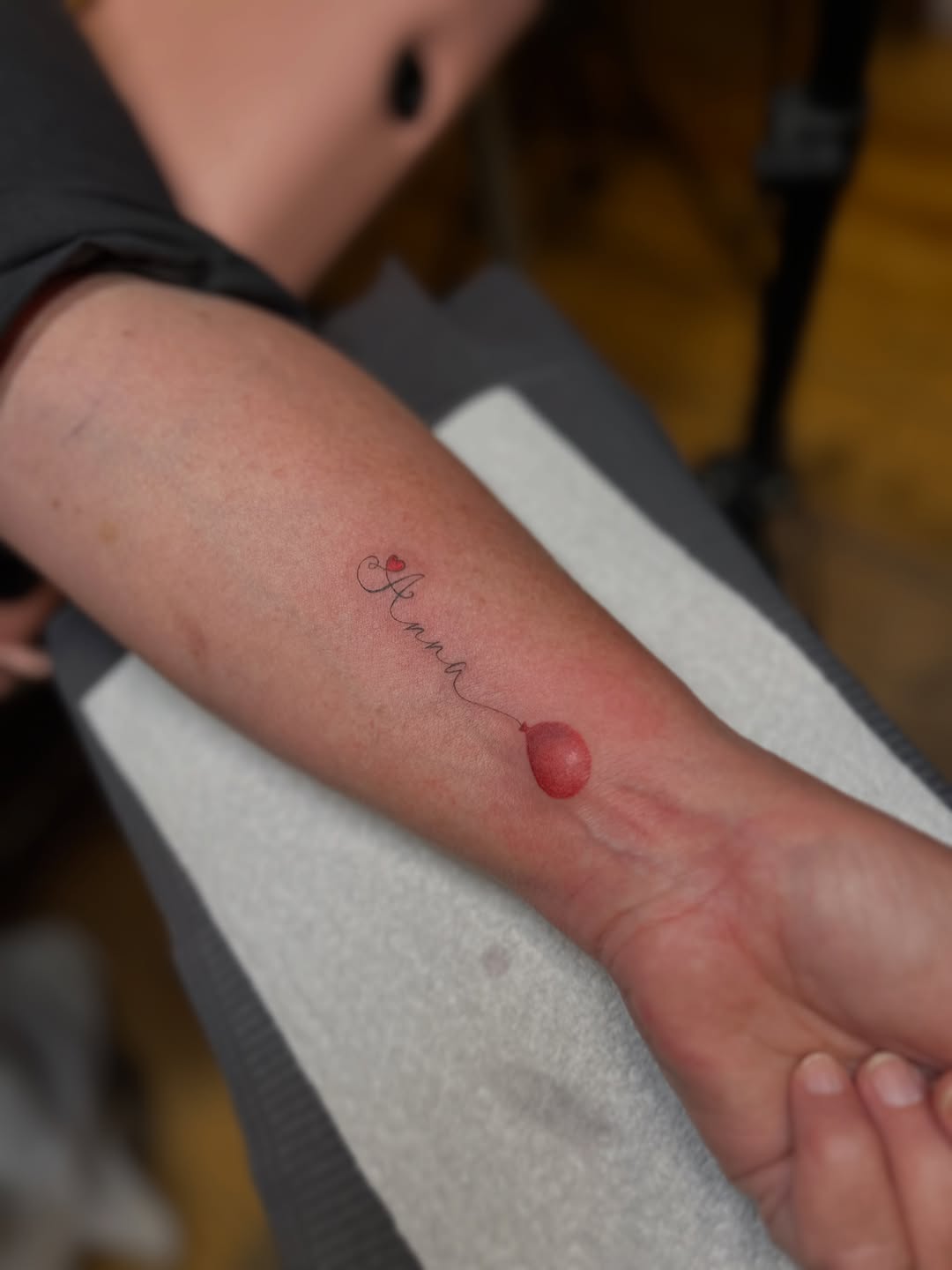 Tattoo by @douceliigne — fine_line, lettering_script