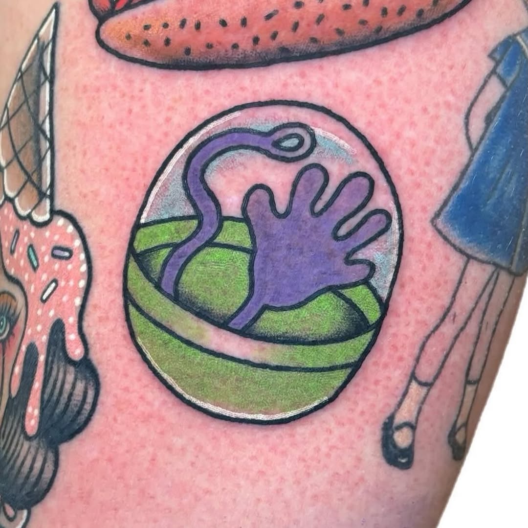 Tattoo by @plantpuketattoos — new_school