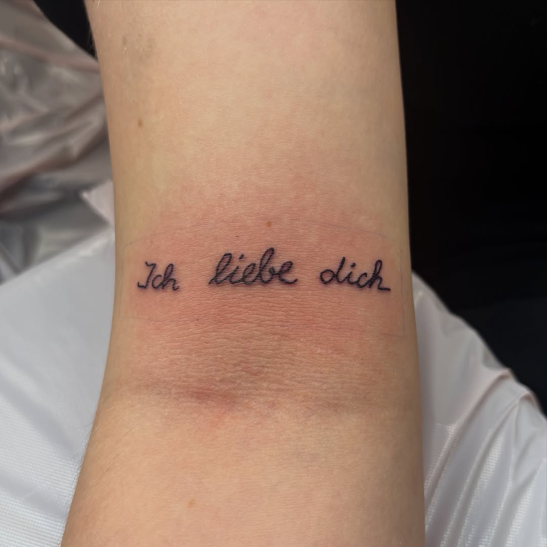 Tattoo by @aves_inks — lettering_script, fine_line