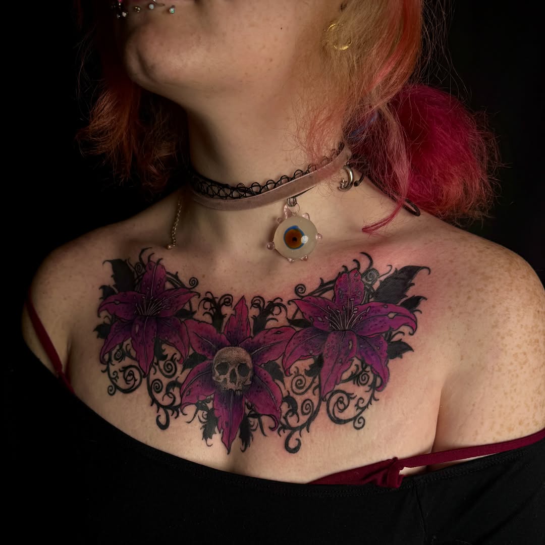 Tattoo by @uncle_dinky_art — dark_realism, blackwork