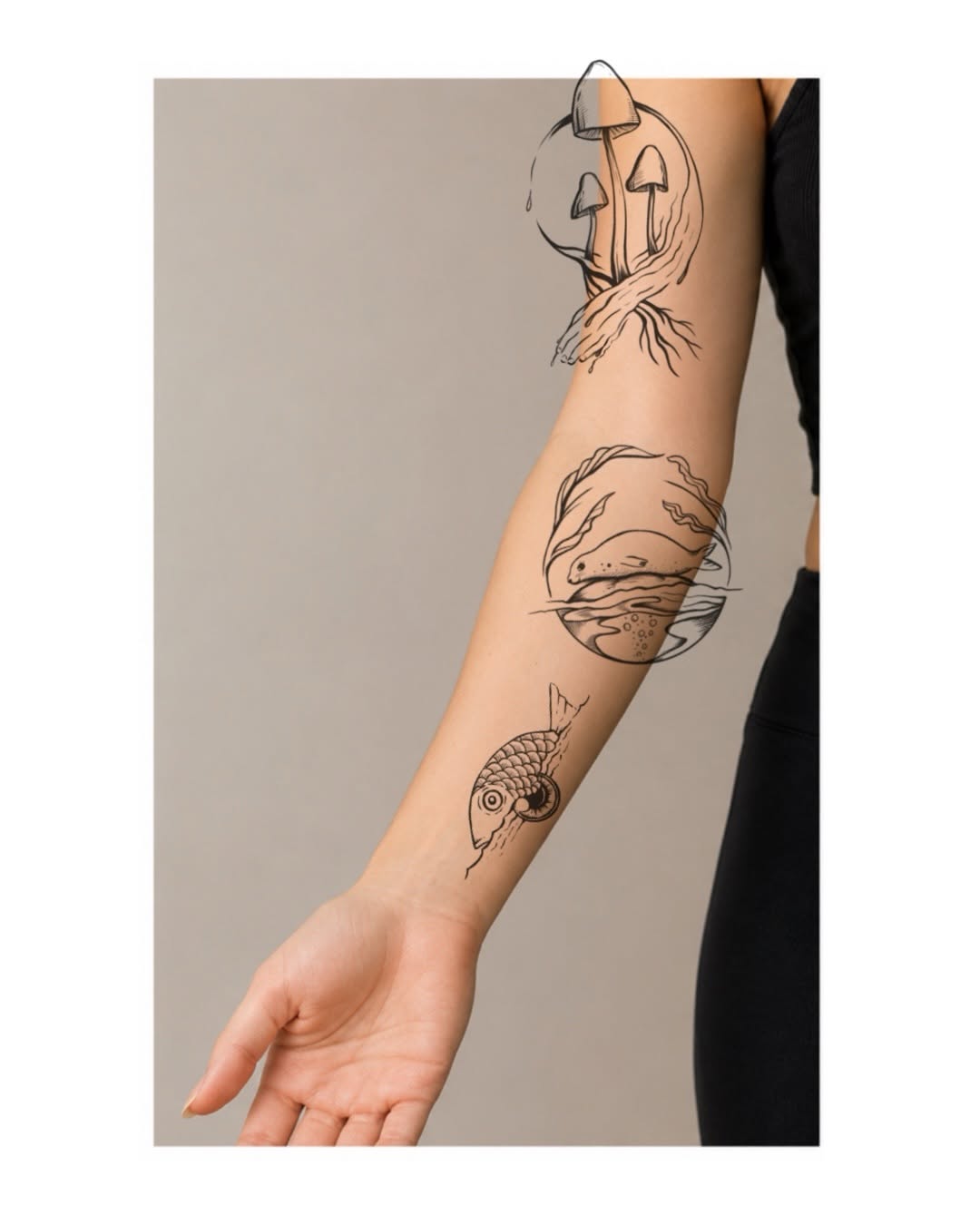 Tattoo by @darish.tattoo — illustrative, black_and_grey