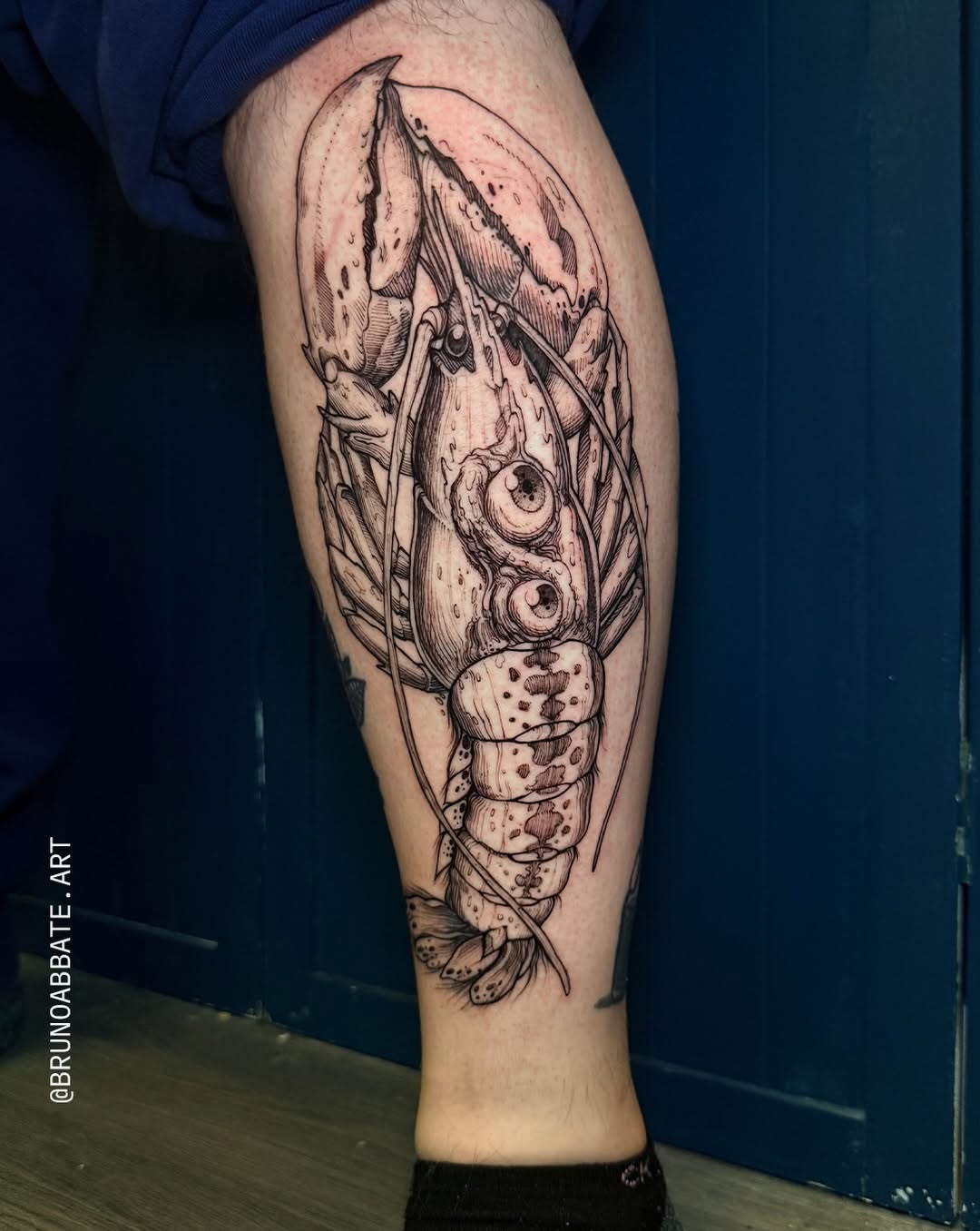 Tattoo by @brunoabbate.art — black_and_grey, illustrative