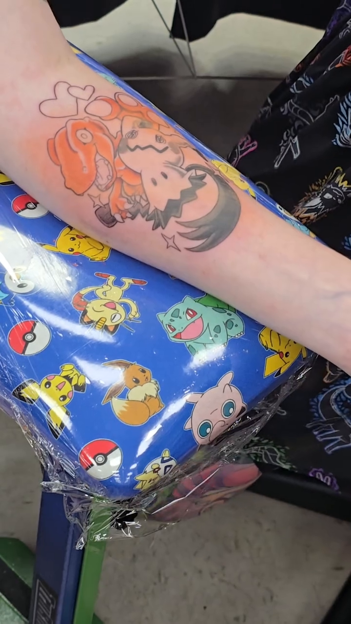 Tattoo by @kawaiikittentattoo โ anime
