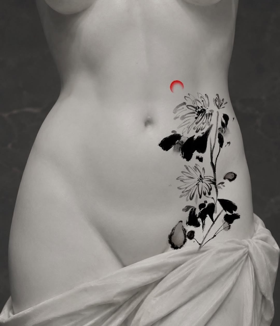 Tattoo by @shanyi.tats — illustrative, black_and_grey