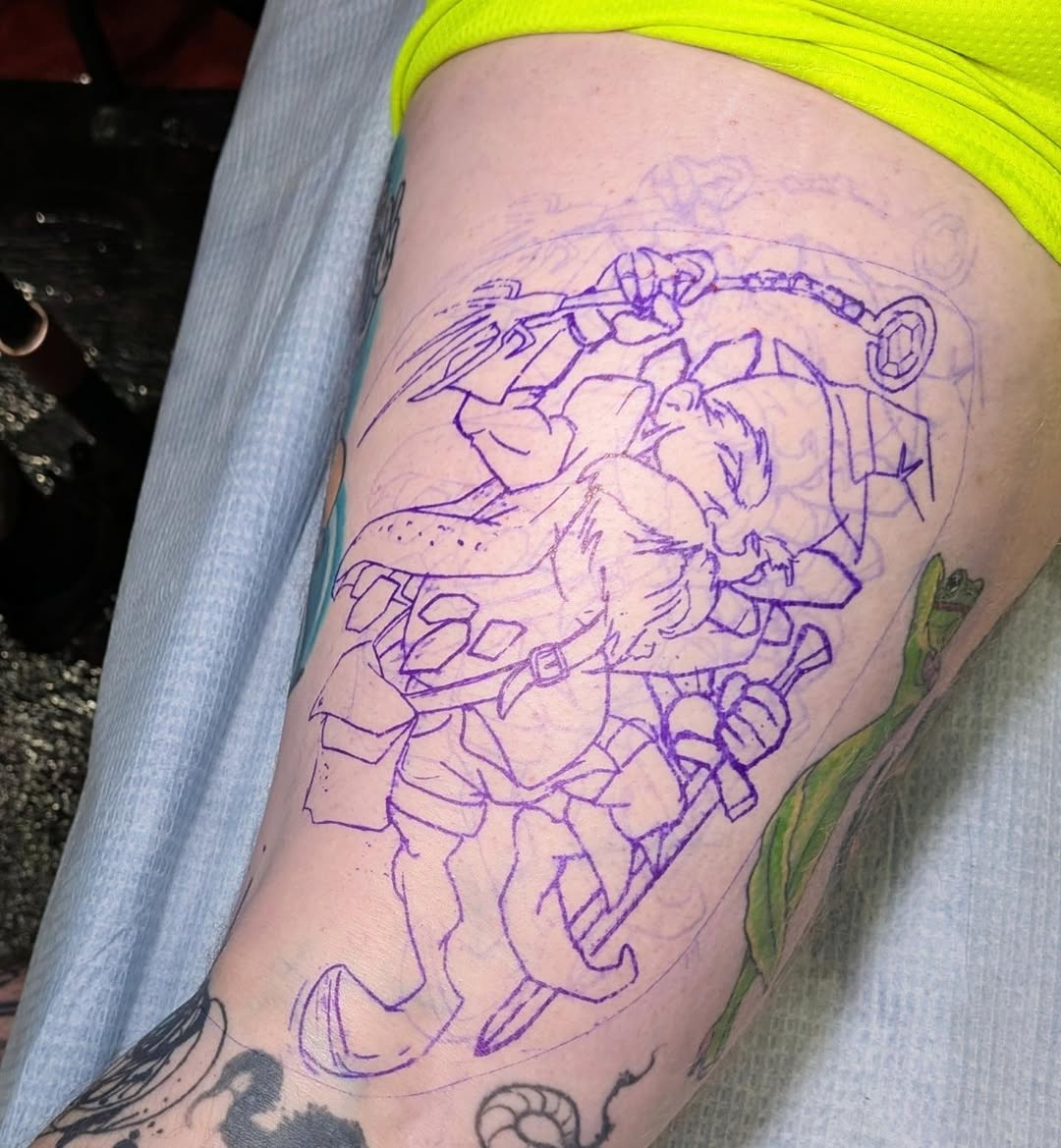 Tattoo by @kellysevertson — anime