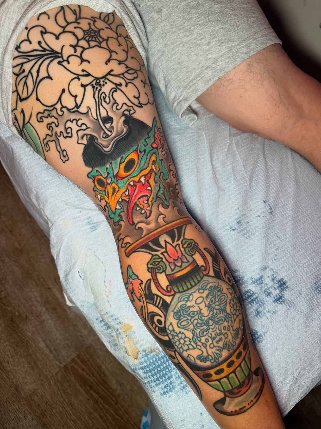 Tattoo by @woojintattoo — japanese_irezumi, neo_traditional