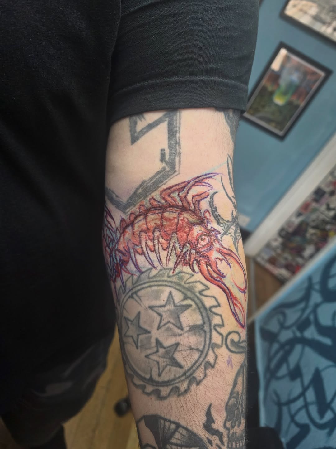 Tattoo by @crawlspace_tattoo โ realism, trash_polka