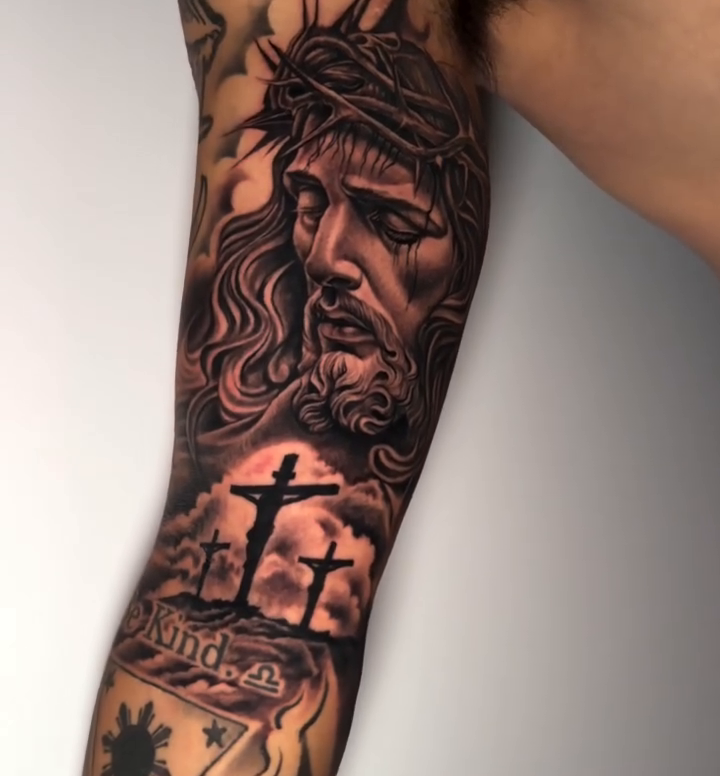 Tattoo by @eidan.tattoo — realism, black_and_grey