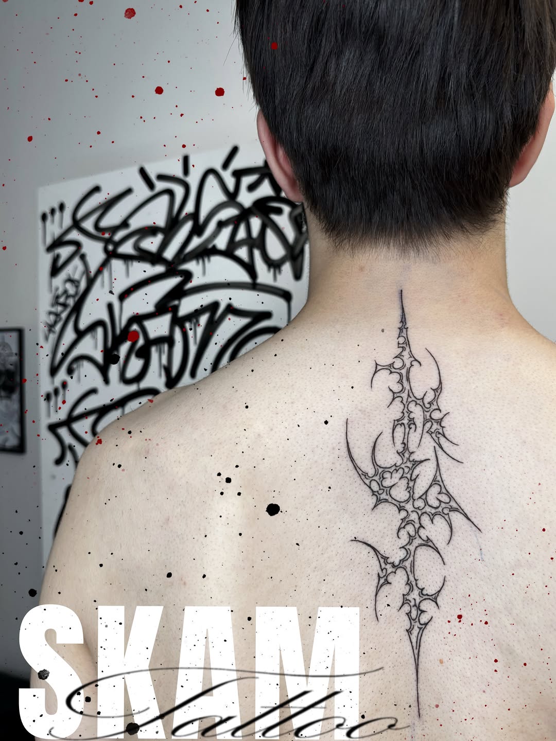 Tattoo by @skam_tattoo — fine_line, geometric