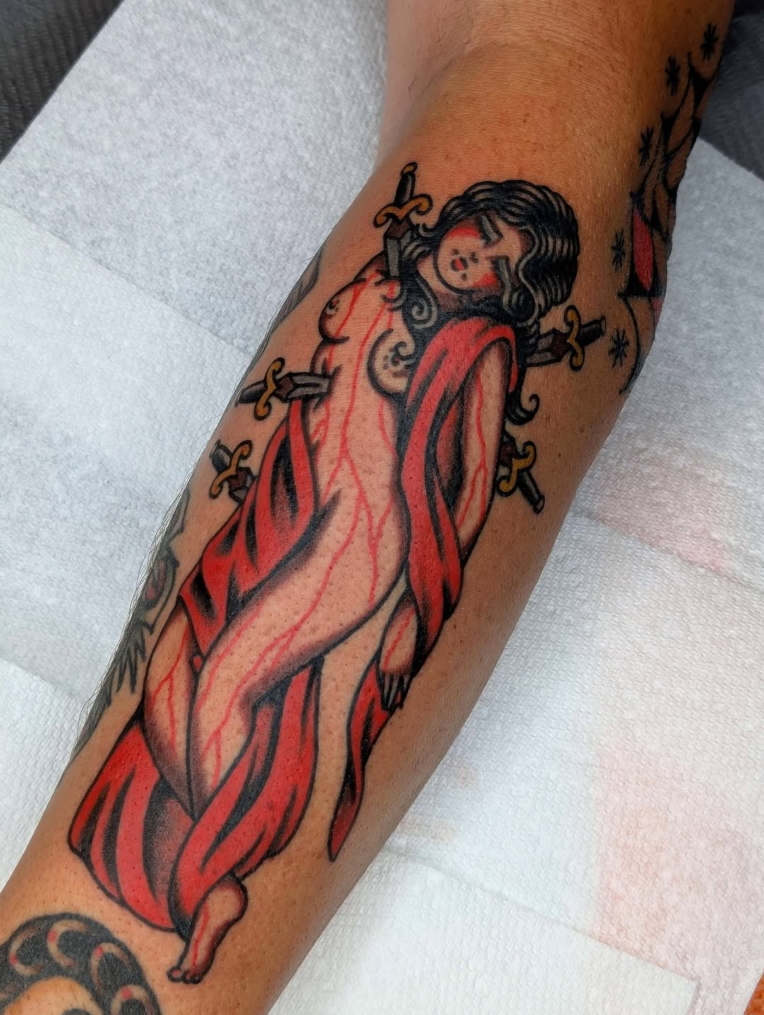 Tattoo by @jessicadoestattoos — american_traditional