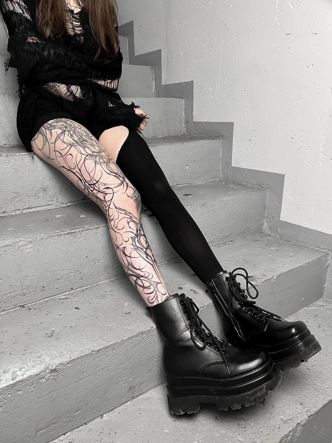 Tattoo by @kalambur.tattoo — blackwork, ornamental